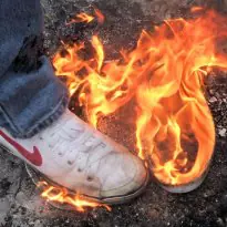Nike Capri flame stomp